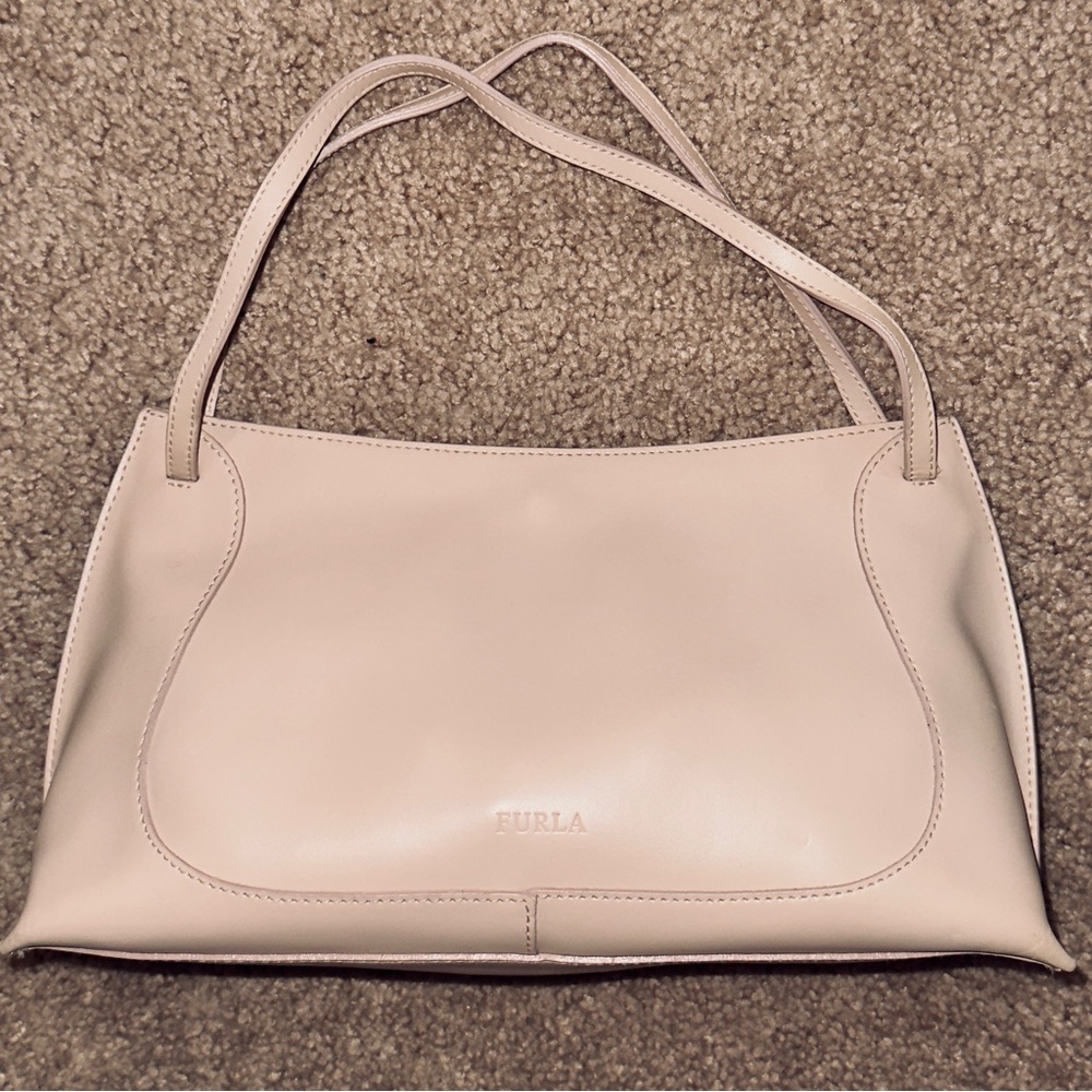 Furla Cream Leather Women's Bag